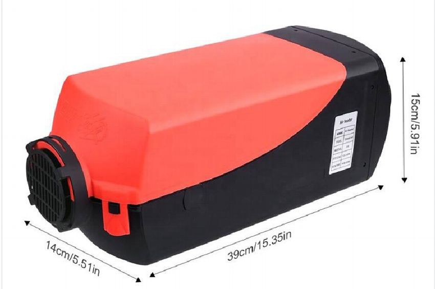 Dimension of 12v 5kw diesel air heater Dimension of 12v 5kw diesel air heater