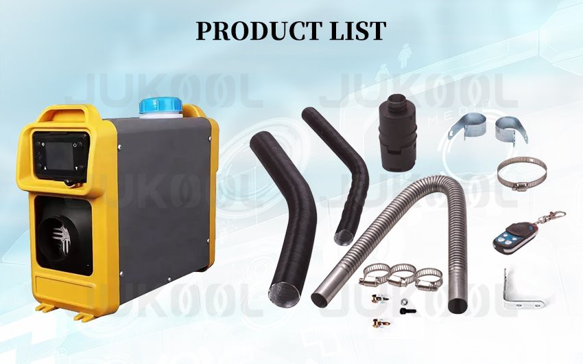 Packing list of diesel heater for truck cab Packing list of diesel heater for truck cab