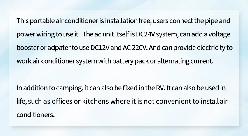 Installation and Application of Portable Air Conditioner For Car Camping Installation and Application of Portable Air Conditioner For Car Camping