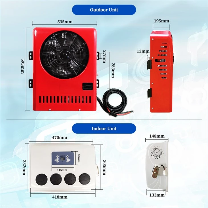 12v Parking Cooler Air Conditioner