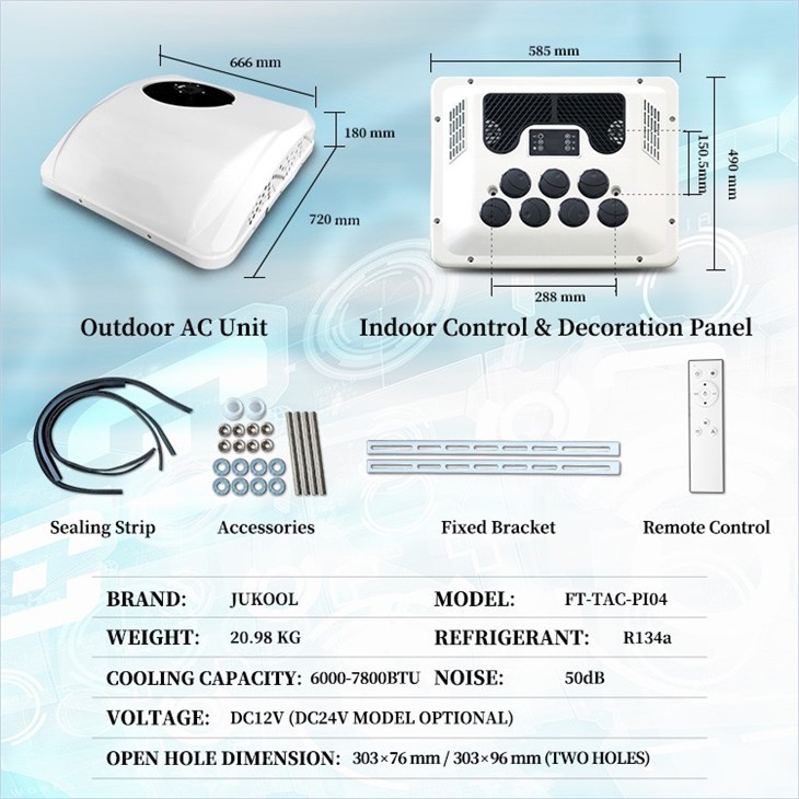 Truck Bed Camper Air Conditioner